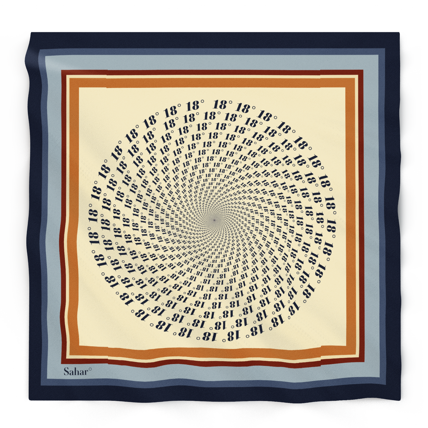 Sahar 18° Silk Scarf in Dawn *Low Stock*