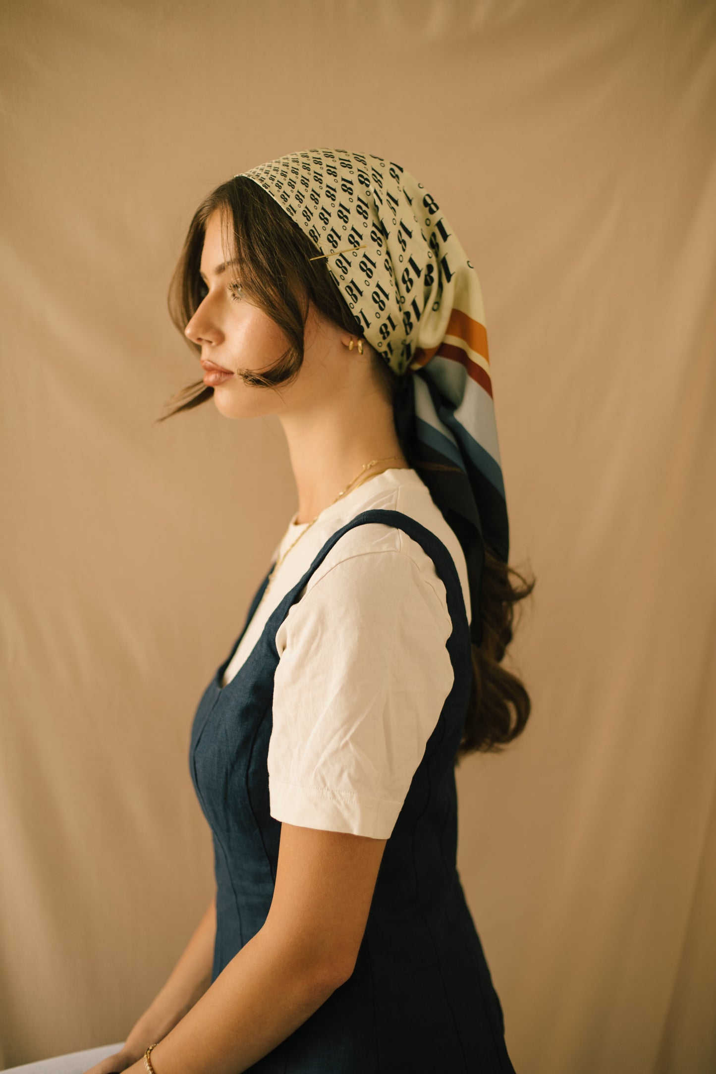 Sahar 18° Silk Scarf in Dawn *Low Stock*