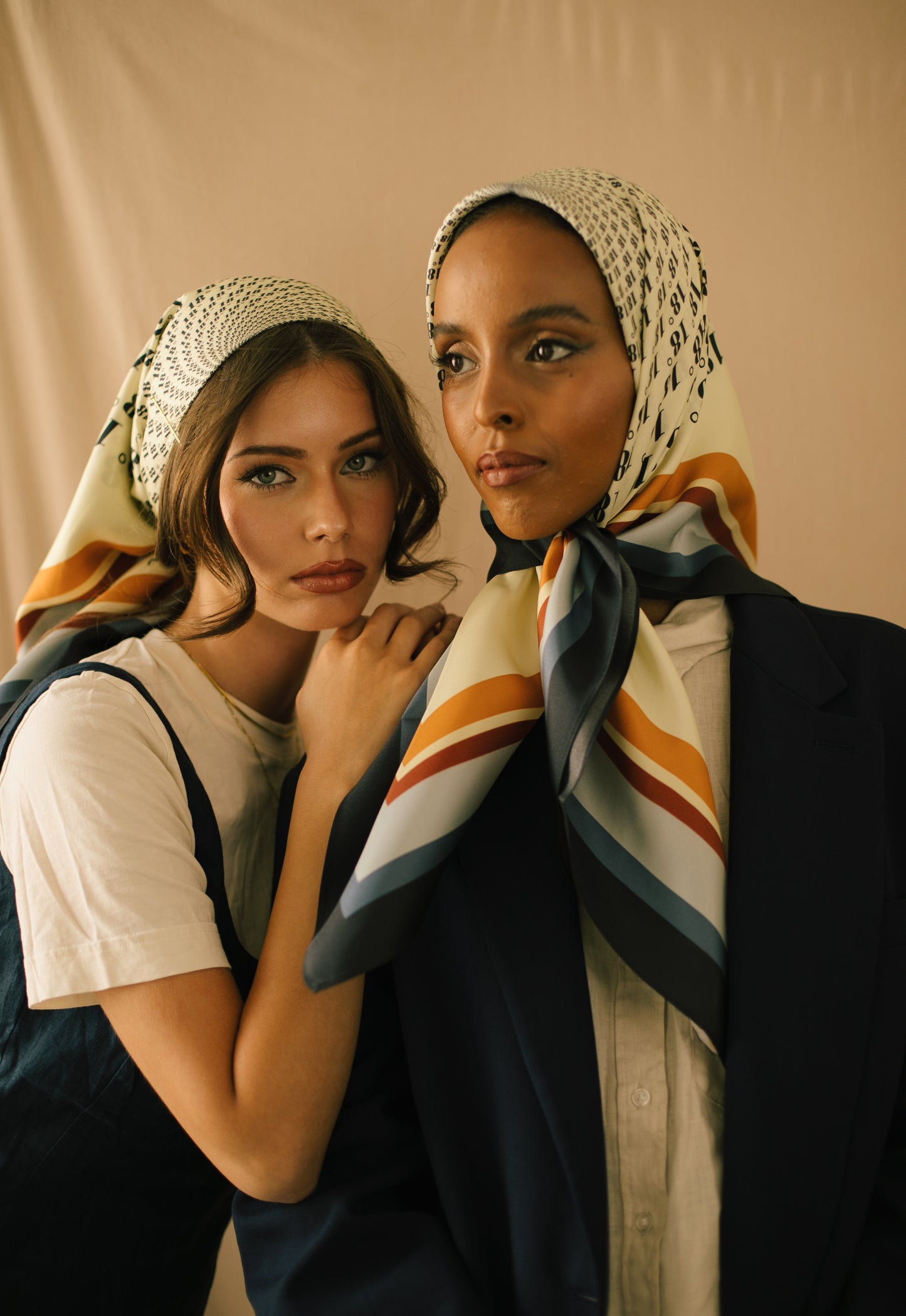 Sahar 18° Silk Scarf in Dawn *Low Stock*