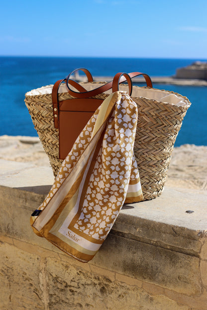 S Monogram in Beige